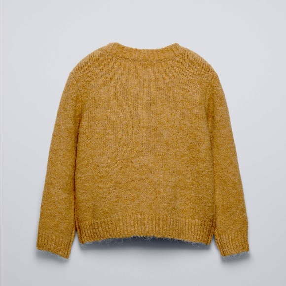 Zara Sweaters - Zara Kids Soft Tan Crew Neck Sweater 13-14